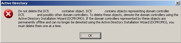 Remove Dc Domain and Trust