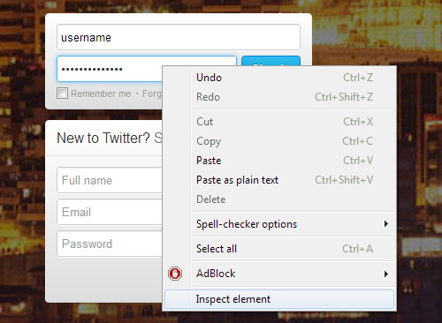 Password Chrome