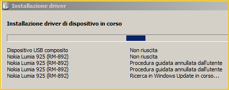 Nokia Lumia 925 Rm-892 non riuscita