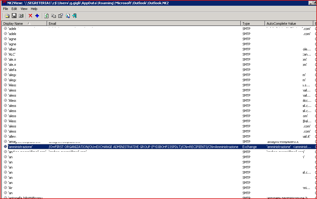 IMCEAEX - ExRecipNotFound not found